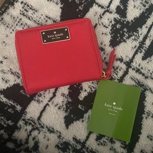 Kate spade red wallet